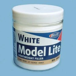 Deluxe Materials Odel Lite Balsa Filler, White: 240cc