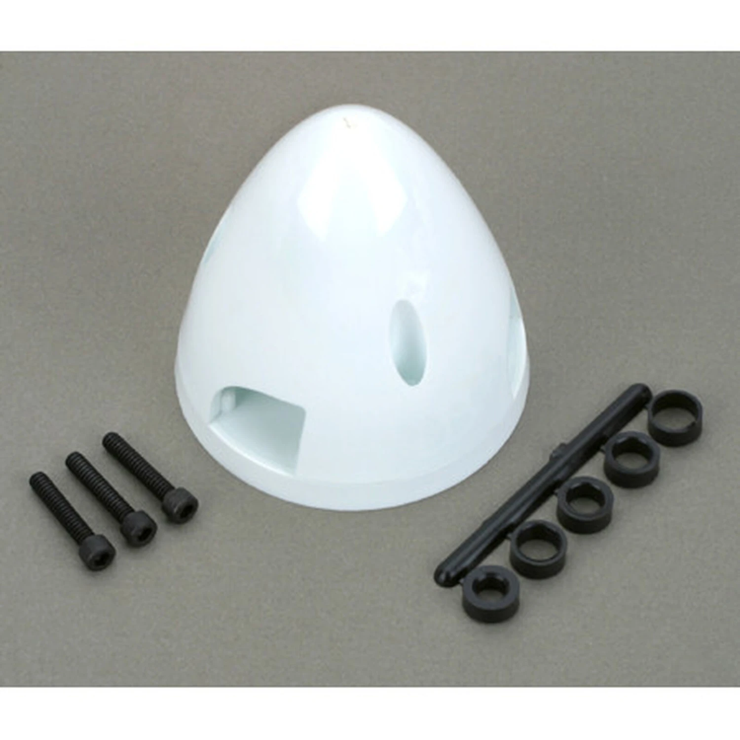 Dubro Products 3 Blade Spinner, 3", White 3 Dubro Products 3 Blade Spinner, 3", White