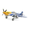E-Flite P-51D Mustang 1.5m BNF Basic Combo -Aircraft Model EFL01250C A0 MJAW50MM