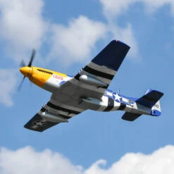 E-Flite P-51D Mustang 1.5m BNF Basic Combo -Aircraft Model EFL01250C A19 MJAW50MM