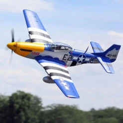 E-Flite P-51D Mustang 1.5m BNF Basic Combo -Aircraft Model EFL01250C A20 MJAW50MM
