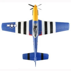 E-Flite P-51D Mustang 1.5m BNF Basic Combo -Aircraft Model EFL01250C A3 MJAW50MM