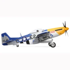 E-Flite P-51D Mustang 1.5m BNF Basic Combo -Aircraft Model EFL01250C A6 MJAW50MM
