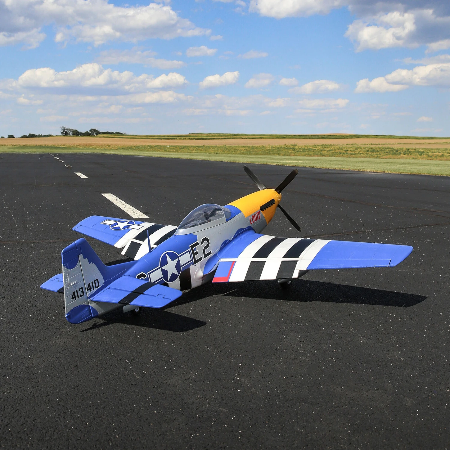 E-Flite P-51D Mustang 1.5m Smart BNF Basic With AS3X And SAFE Select 9 E-Flite P-51D Mustang 1.5m Smart BNF Basic With AS3X And SAFE Select - Image 7