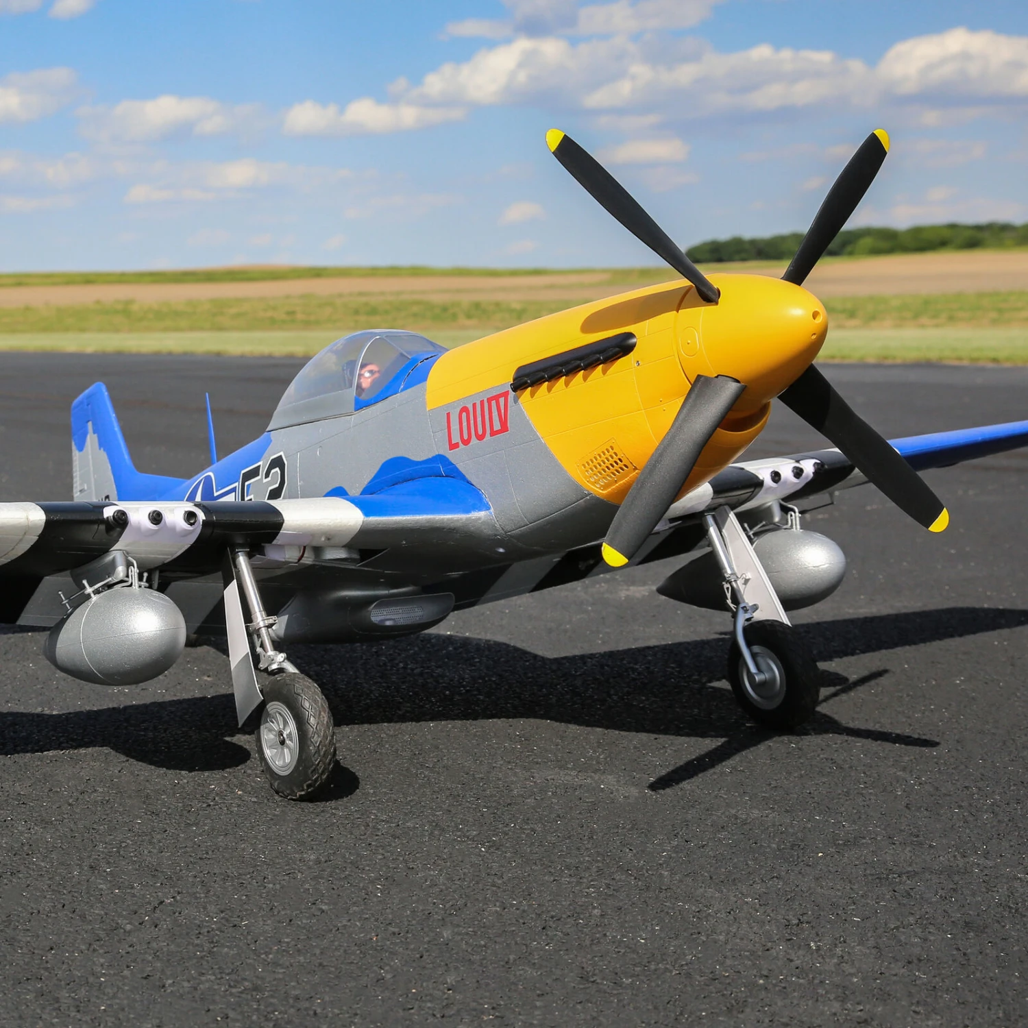 E-Flite P-51D Mustang 1.5m Smart BNF Basic With AS3X And SAFE Select 10 E-Flite P-51D Mustang 1.5m Smart BNF Basic With AS3X And SAFE Select - Image 8