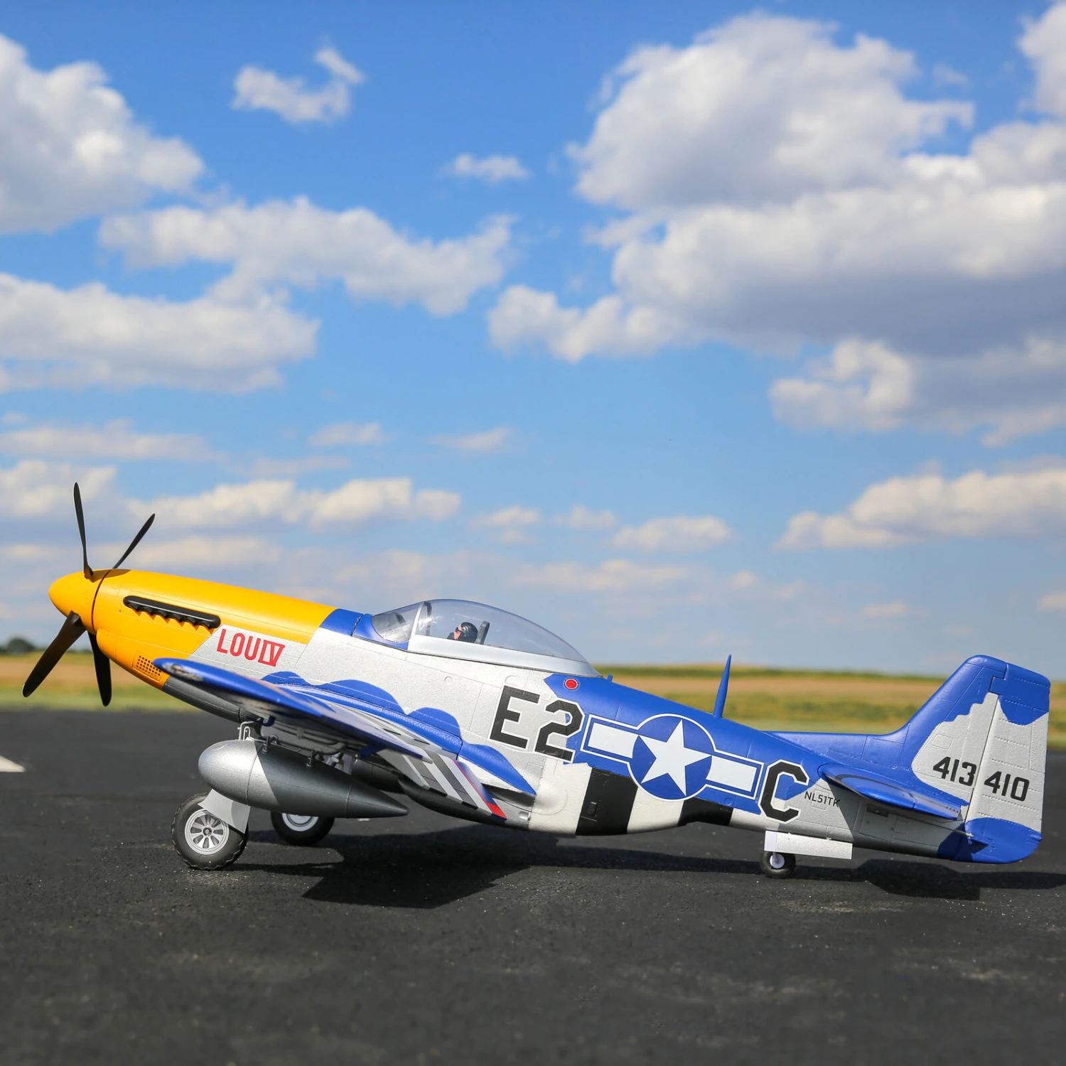 E-Flite P-51D Mustang 1.5m Smart BNF Basic With AS3X And SAFE Select 13 E-Flite P-51D Mustang 1.5m Smart BNF Basic With AS3X And SAFE Select - Image 11