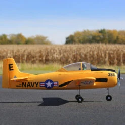 E-Flite T-28 Trojan 1.1m BNF Basic With AS3X And SAFE Select -Aircraft Model EFL08250 A16 5X7LRWIW