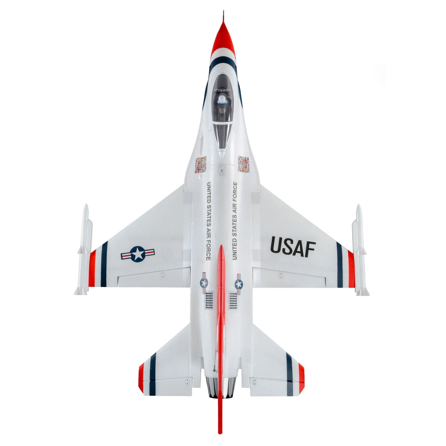 E-Flite F-16 Thunderbirds 70mm EDF Jet BNF Basic With AS3X And SAFE Select 10 E-Flite F-16 Thunderbirds 70mm EDF Jet BNF Basic With AS3X And SAFE Select - Image 8