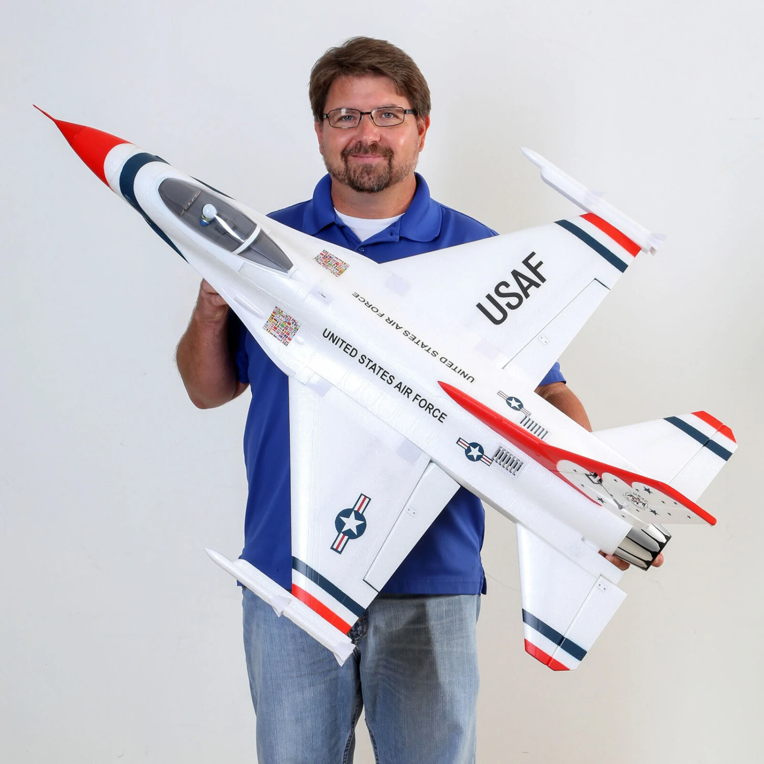 E-Flite F-16 Thunderbirds 70mm EDF Jet BNF Basic With AS3X And SAFE Select 17 E-Flite F-16 Thunderbirds 70mm EDF Jet BNF Basic With AS3X And SAFE Select - Image 15