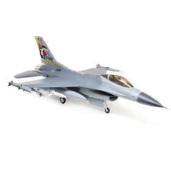 E-Flite F-16 Falcon 80mm EDF Jet Smart BNF Basic With SAFE Select -Aircraft Model EFL87850 A02 FEYXFVVW
