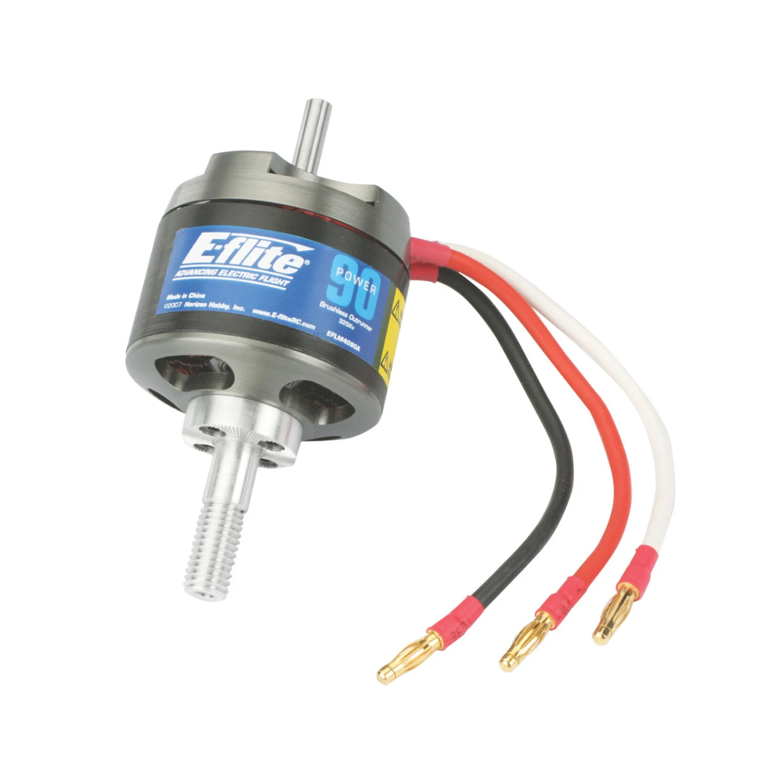 E-Flite Power 90 Brushless Outrunner Motor, 325Kv: 4mm Bullet 3 E-Flite Power 90 Brushless Outrunner Motor, 325Kv: 4mm Bullet
