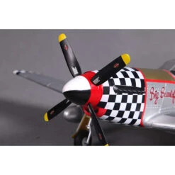 FMS P-51D V2 Big Beautiful Doll PNP, 800mm With Reflex -Aircraft Model FMM016PBBDX A06 GKFUBE3Z
