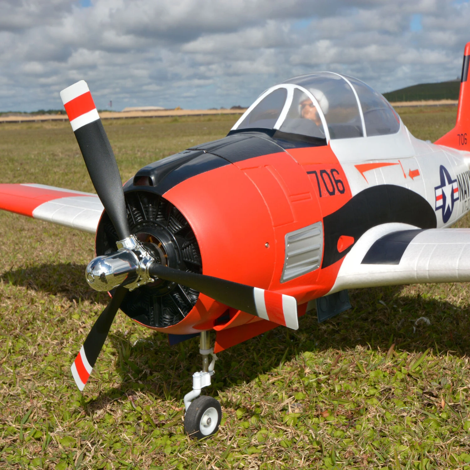FMS T-28D PNP 1400mm V4 With Reflex, Red 6 FMS T-28D PNP 1400mm V4 With Reflex, Red - Image 4