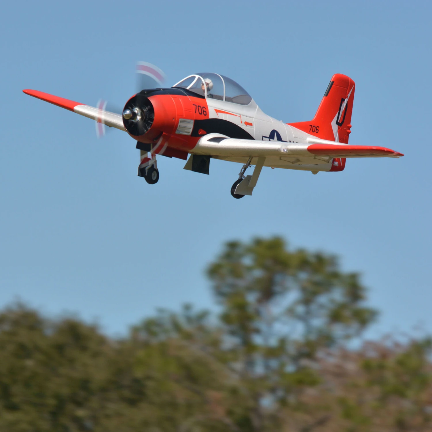 FMS T-28D PNP 1400mm V4 With Reflex, Red 10 FMS T-28D PNP 1400mm V4 With Reflex, Red - Image 8