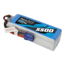 Gens Ace 14.8V 5500mAh 4S 60C Lipo: EC5 -Aircraft Model GEA4S550060E5 A2 ZM5ASX4U