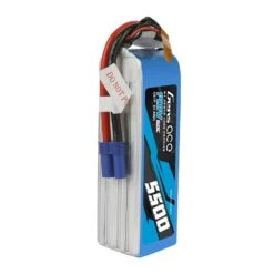 Gens Ace 14.8V 5500mAh 4S 60C Lipo: EC5 -Aircraft Model GEA4S550060E5 A4 ZM5ASX4U