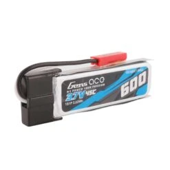 Gens Ace 3.7V 600mAh 1S 45C Lipo Battery: JST-RCY -Aircraft Model GEA6001S45J A2 CXFKA45S