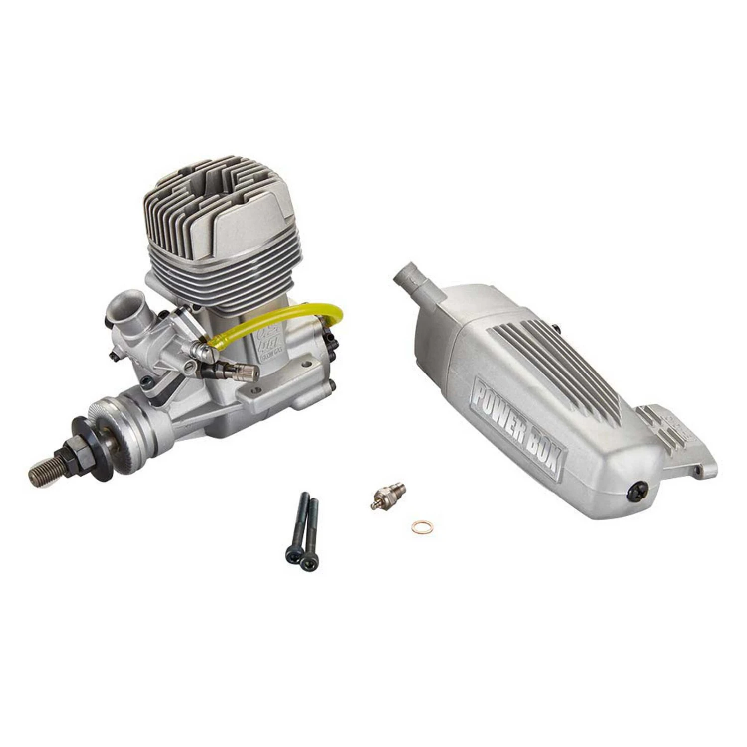 GGT15 15cc Gas/Glow Ignition 2-Cycle Engine With Muffler 4 GGT15 15cc Gas/Glow Ignition 2-Cycle Engine With Muffler - Image 2