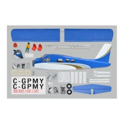 Turbo Beaver GP EP Gas ARF 74.8" -Aircraft Model PMMA0385 A6 7Z7Y2SFD
