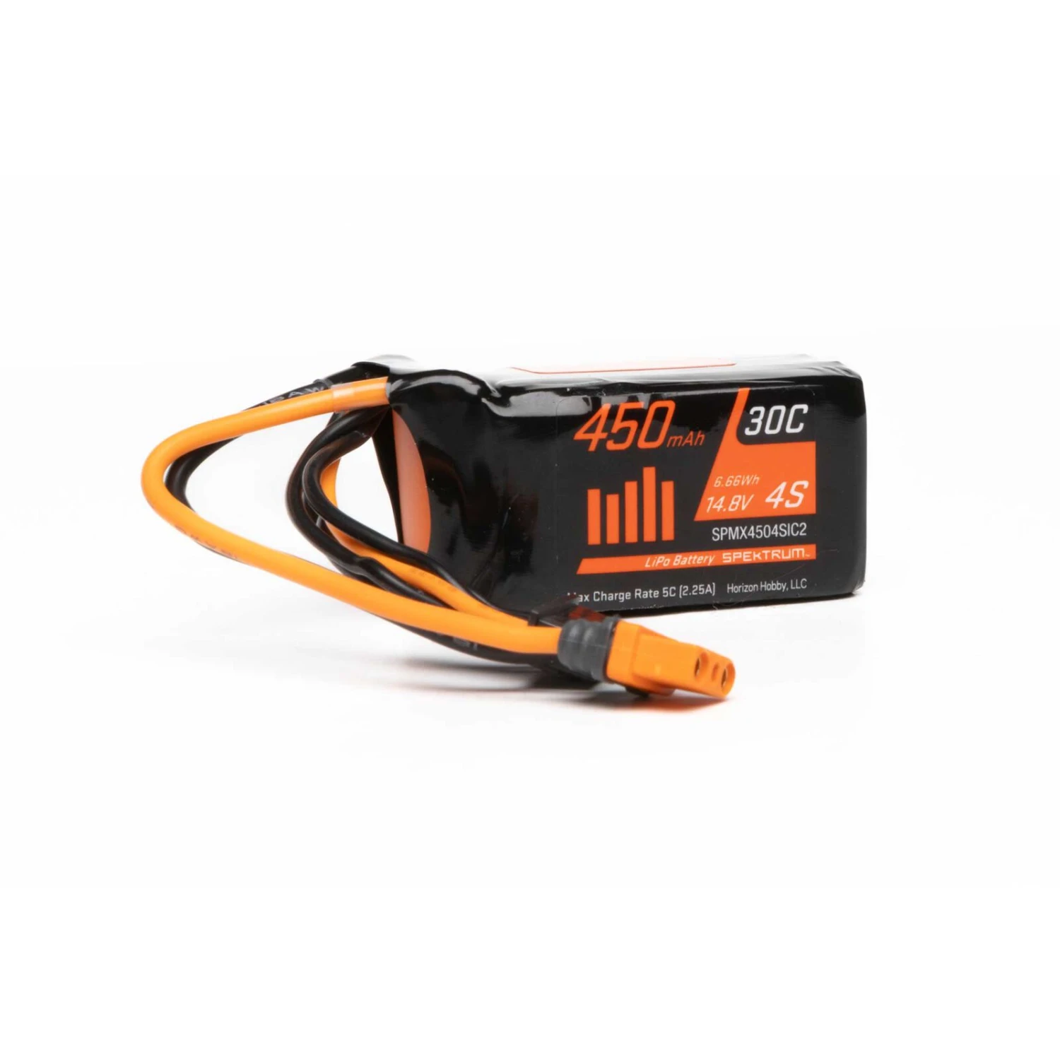 Spektrum 14.8V 450mAh 4S 30C LiPo Battery: IC2 3 Spektrum 14.8V 450mAh 4S 30C LiPo Battery: IC2