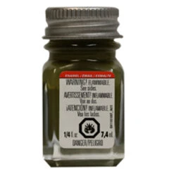 Enamel 1/4 Oz Flat Army Olive